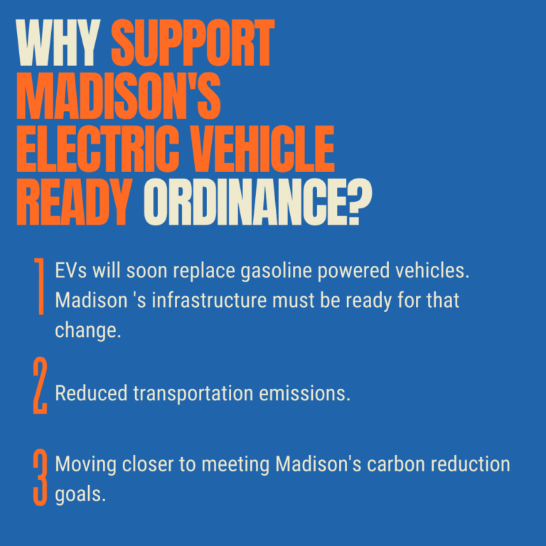 Support Madison’s Electric Vehicle Ordinance!